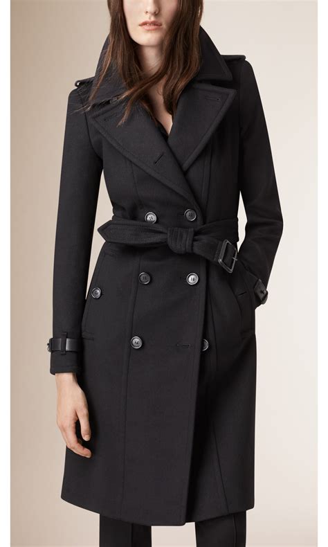 Burberry wool coat women's sale